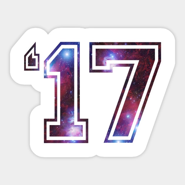 '17 - 2017 Galaxy Sticker by CheesyB